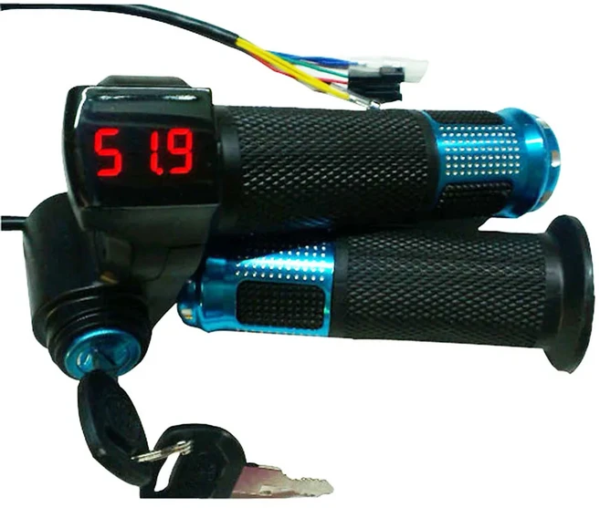 조절 가능한 알루미늄 합금 사이드 스탠드 - 전동 스쿠터전기 자전거용 개조 액세서리, [03] blue