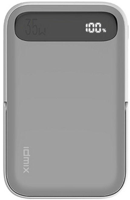 IDMIX Q10 Pro II 10000mAh 35W Magsafe 磁吸無線行動電源, 鈦灰