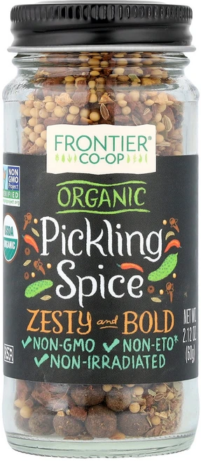 Frontier Co-op 유기농 피클링 스파이스 60g(2.12온스), 1, 60g - 쿠팡
