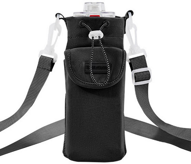 텀블러 가방 크로스백 생활방수 물병 파우치 숄더백 보틀백 텀블러백, 1개, 블랙