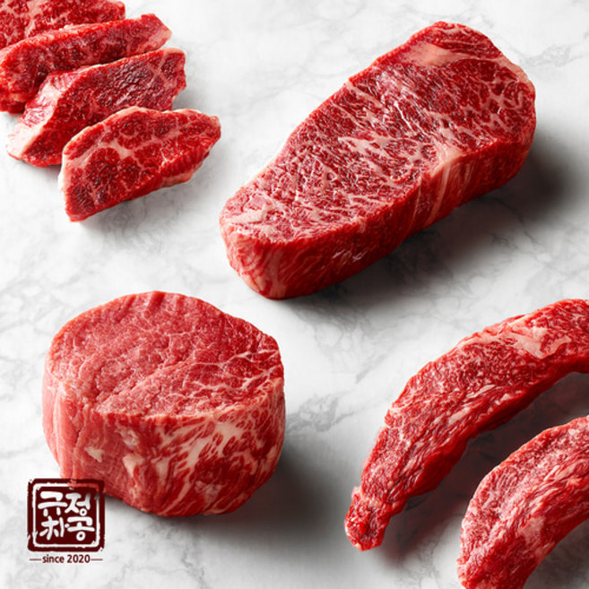 한우 채끝등심 안심 특수부위 구이용, 채끝등심 300g, 1개, 800g