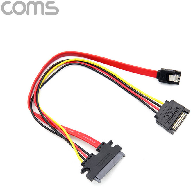 SATA 데이터 전원 콤보 케이블 30cm NT819, 1개