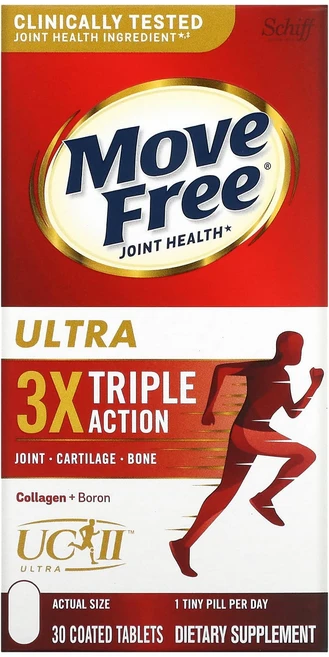 Schiff Move Free 관절 건강 울트라 트리플 액션 코팅 정제 30정, 1개 - 쿠팡