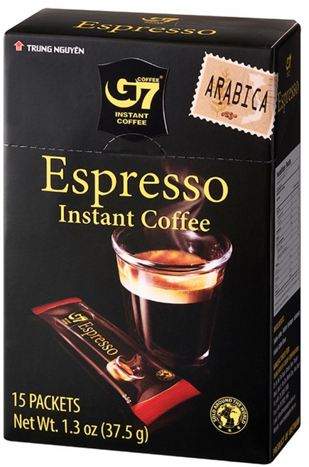 G7 인스턴트 커피 에스프레소 커피믹스 (수출용), 2.5g, 15개입, 1개
