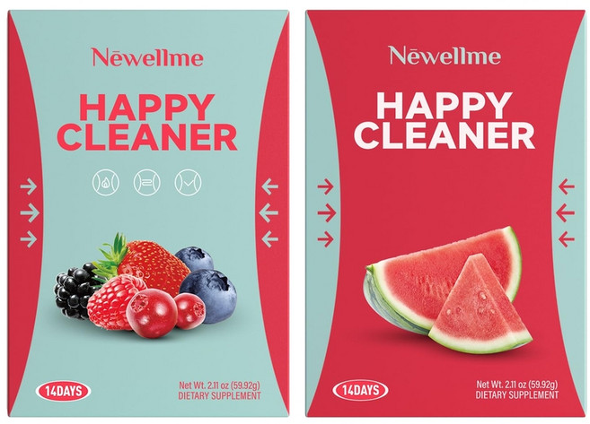 음료수 해피클리너 베리수박 분말 28포 과일음료, 베리수박믹스, 4.4온스(2팩)