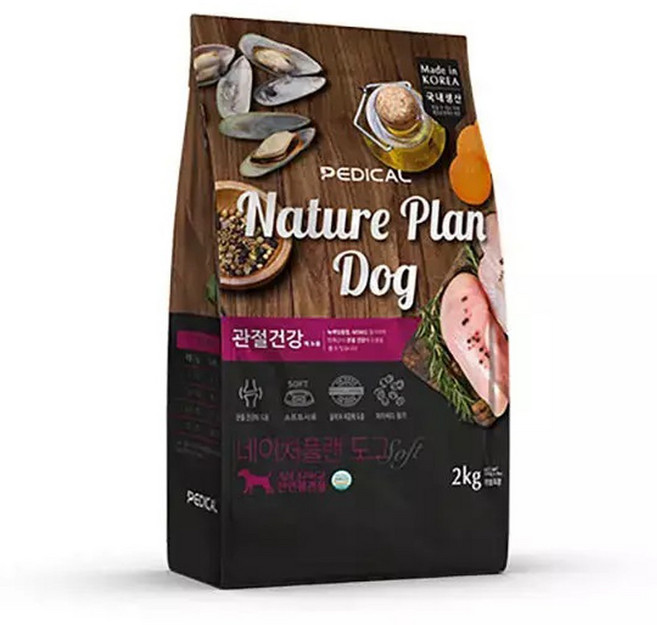 네이처플랜 강아지 소프트사료, 닭+초록잎홍합, 2kg, 1개