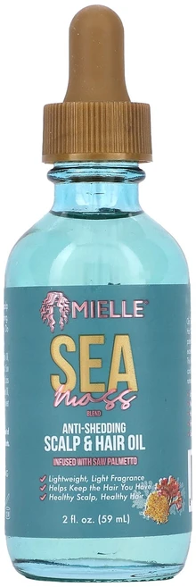 Mielle 탈모 방지 두피 및 헤어 오일 바다 이끼 59ml(2fl oz), Mielle탈모방지두피및헤어오일바다이끼59ml2floz, 1개, 59ml - 쿠팡
