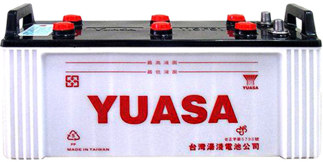 湯淺YUASA【115F51】N120加水式汽車電池：韓國進口，適用75D23L/55B24L，電瓶啟動電力強勁, 1個, 115F51