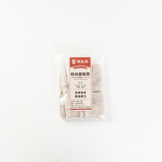 黃長生 粉光養氣茶 美國人參茶, 1個