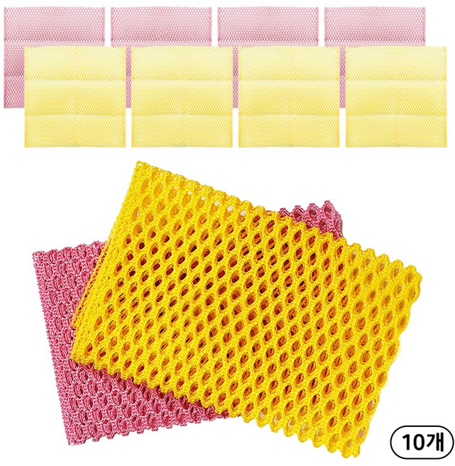 크린라이프 망사수세미 10P, 1세트, 10개