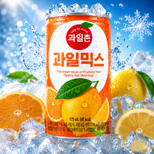 해태htb 과일촌 과일믹스 175ml, 30개