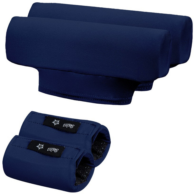 목발용 쿠션패드 세트 손잡이 커버 벨벳 겨드랑이 쿠션 스폰지 목발패드 세트 목발커버, 1세트