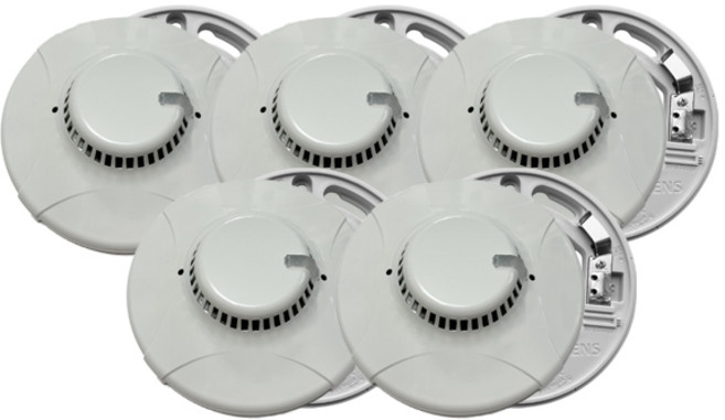 지멘스 광전식 스포트형 siemens PSA-2B (+제품 베이스 포함) 연기감지기 연감지기 화재감지기, 5개