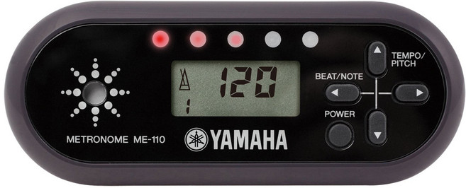 야마하 YAMAHA 디지털 메트로놈 블랙 ME-110BK, 1개