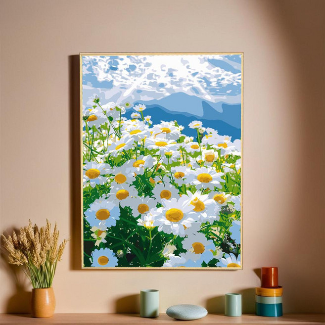 유화마음 diy 유화 그림 그리기 세트, 사랑담긴 햇살