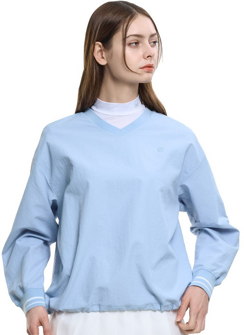 <투엘라> 여성 바람막이 맨투맨 티셔츠 / 골프 아웃도어 브이넥 티셔츠