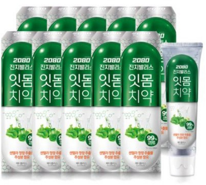 2080 진지발리스 메디플러스 치약 150g