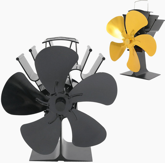 TEF 무동력 에코팬 5엽, 에코팬 5엽 블랙, 1개