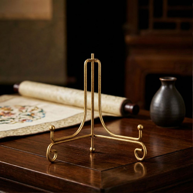 앨리웁 오리엔탈 다용도 받침, 2개, 골드