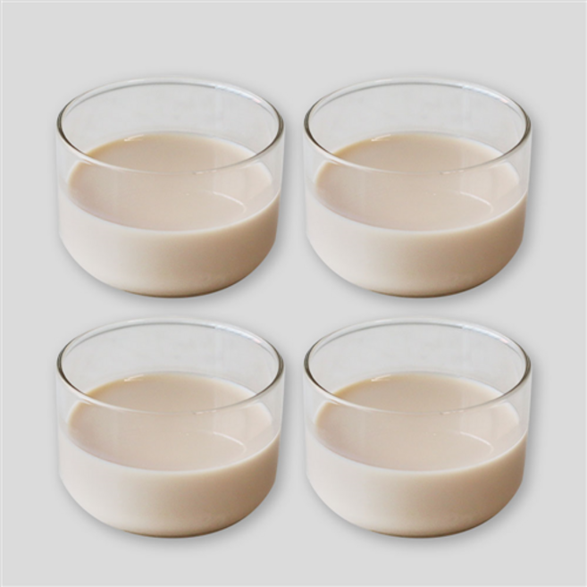 막걸리잔 동동주잔 내열 유리컵 요거트 디저트볼 커플 AA2 200ml, SL내열막걸리잔 C-18 (4P), 1개