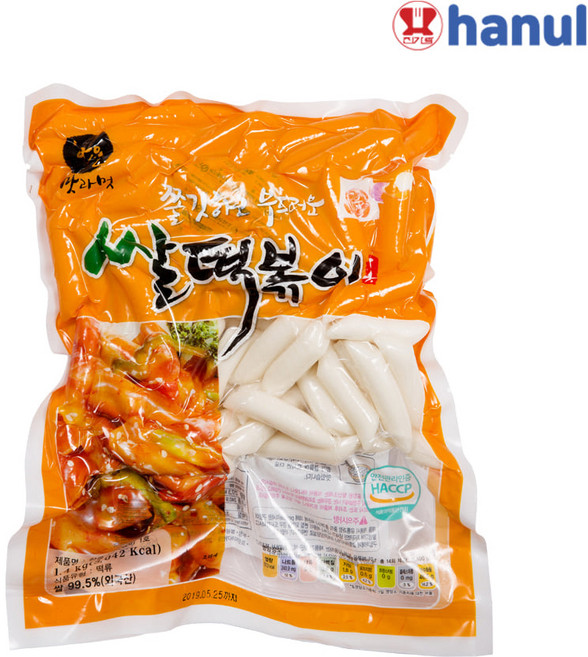 한울종합식품 쌀건떡볶이(중) 1.4kg 1박스(10개), 수량