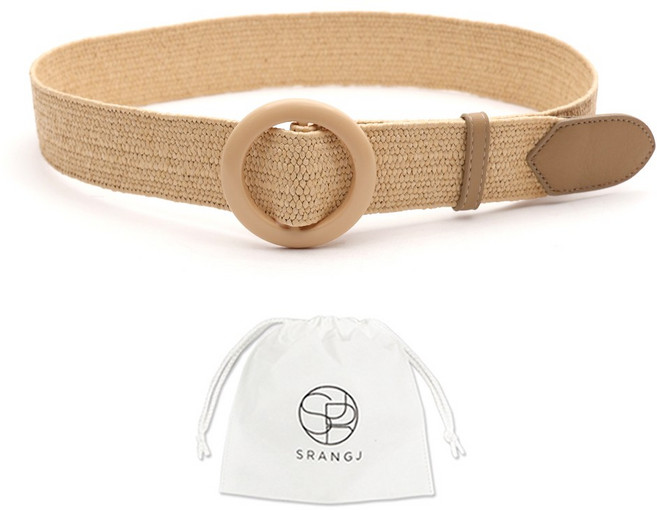 에스랑제이 여성 라탄 정장 캐주얼 청바지 벨트 AG70