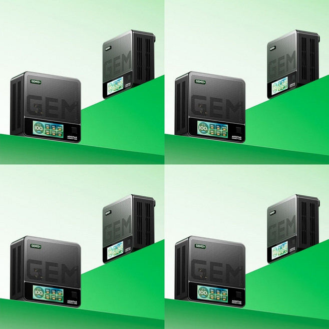 AOOSTAR GEM12+ PRO 미니 PC 고성능 라이젠7 AMD R7-8845HS 비즈니스 게임용 DDR5 트루펙트신상, GEM12+ PRO버전(R7-8845HS), Free DOS, 1TB, 32GB, 블랙