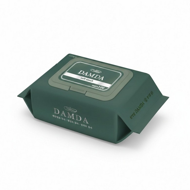 담다 물티슈 100매 캡형 10팩 비츄인 M049, 48g, 100매입, 10박스