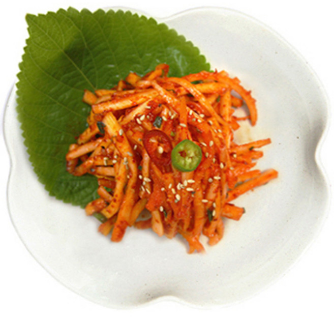 [ 도라지초무침 140g ] 갑상선암 수술 후 방사성 동위원소 치료 준비 위한 음식 - 정제염 사용, 1개