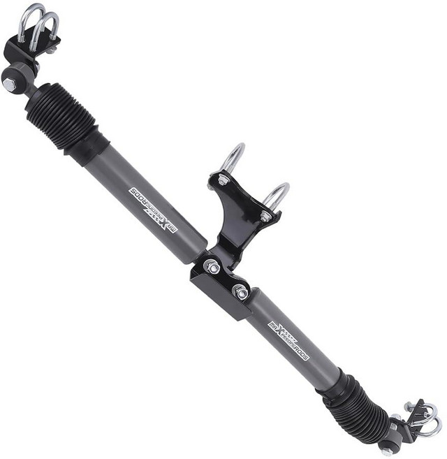 MaXpeedingrods Dual Steering Stabilizer for 2007-2018 Jeep Wrangler JK JKU 2\" or More Suspension, MaXpeedingrods Dual Steering S