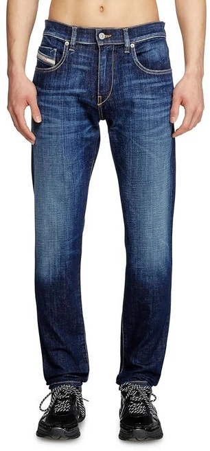 154521 Diesel 2019 D-Strukt 슬림 진 미디엄 블루 - 쿠팡