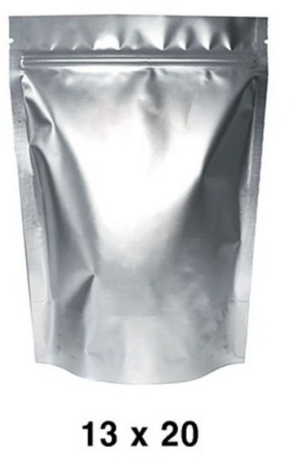 식품용 은박 스탠드형 지퍼백 130 x 200 mm, 소(S), 20개, 1개