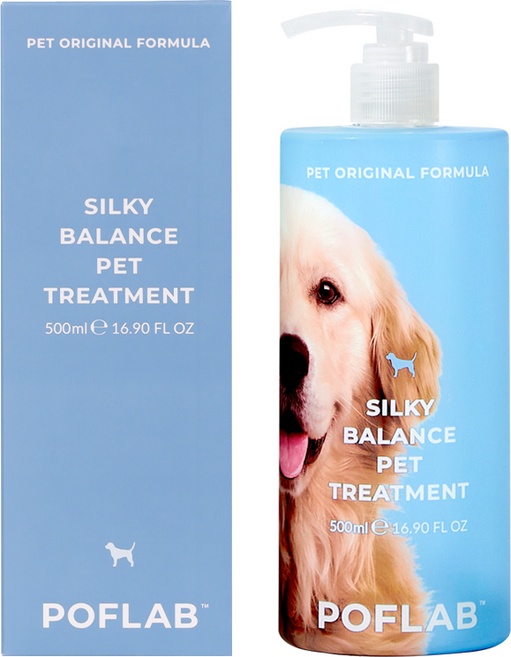 포프랩 실키밸런스 보습영양 모발윤기 컨디셔너 강아지 트리트먼트 린스, 1개, 500ml
