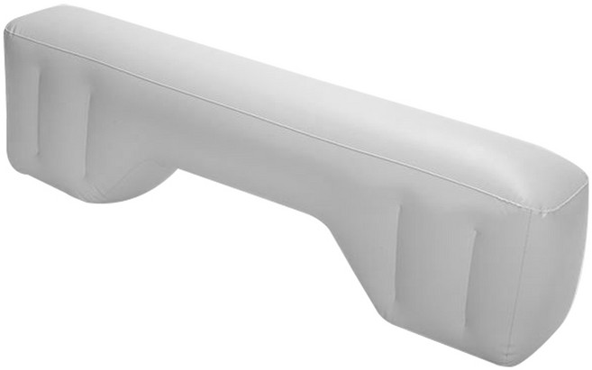 일체형 차량 뒷좌석 발받침 에어 쿠션 차량용 발 받침 휴대용 발받침대 발쿠션 자동차 발거치대 조수석 다리 올리는 매트 컴포트 지지대, R99823G, 1개, 그레이