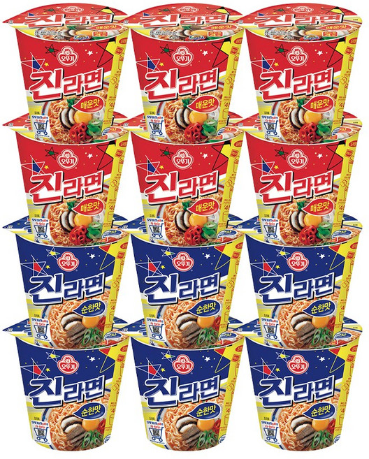 오뚜기 진라면 65g 컵라면