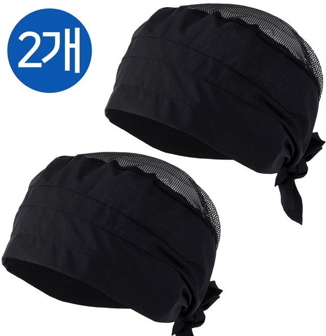 메쉬두건 묶음형 세트 판매 / 망사형 두건 위생모자 주방캡 조리모자 여름 반망사 통풍형 CAP