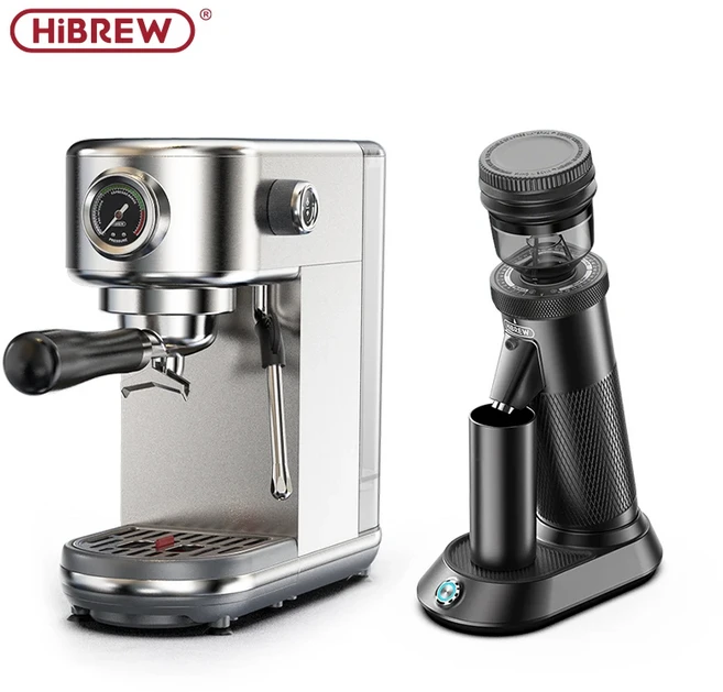 HiBREW 20Bar 반자동 에스프레소 커피 머신 온도 조절 콜드/핫 슬림 메이커 카푸치노 H10B, 01 CHINA, 02 EU, 02 H10B G5