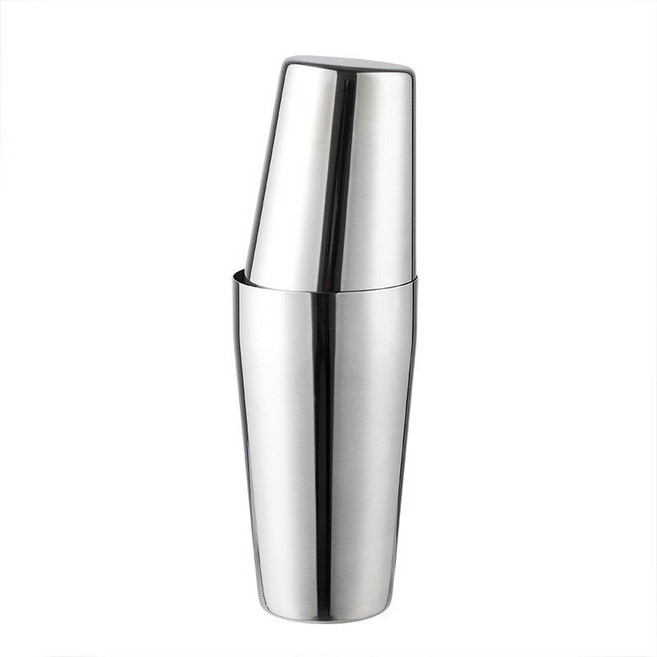MCSS 칵테일 쉐이커 세트 보스턴 스테인리스 2단 바텐더 하이볼 만들기 홈바 선물용, 600/700ml 미국 보스턴