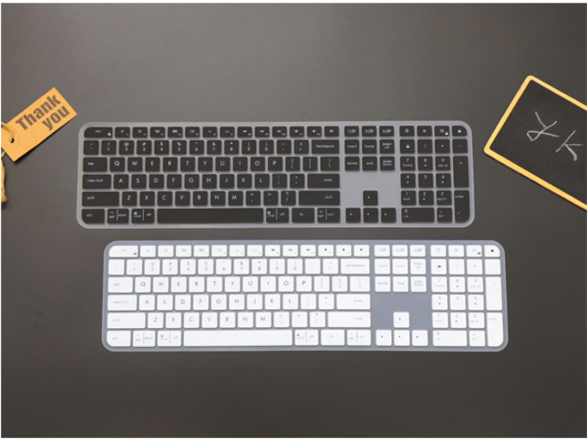 와이케이몰 로지텍 MX CRAFT MX KEYS 키스킨 2종 색상 고탄력 고급 TPU 방수 키보드 커버, 블랙, 1개