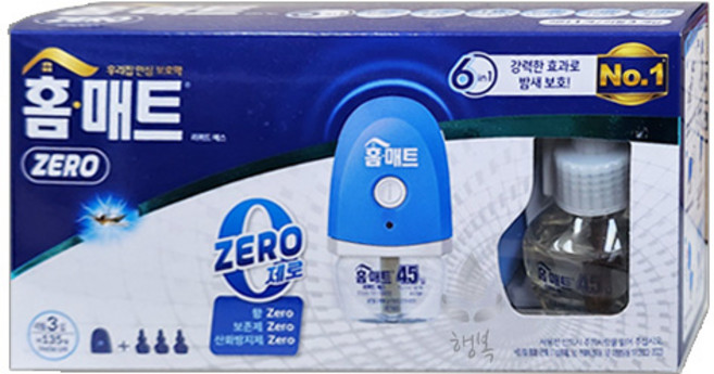 홈매트 리퀴드 제로 에스 히터 + 리필 3p 모기약 세트, 2세트