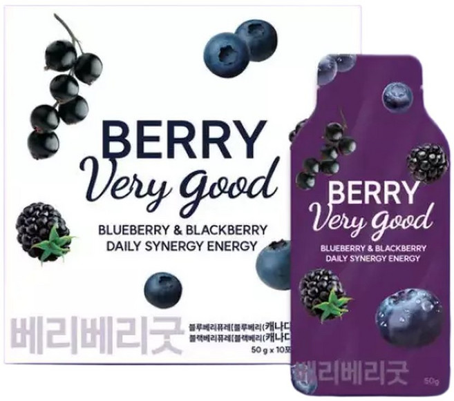 베리베리굿 켈리베리 블랙베리+블루베리 기본구성(3박스), 3박스, 50g
