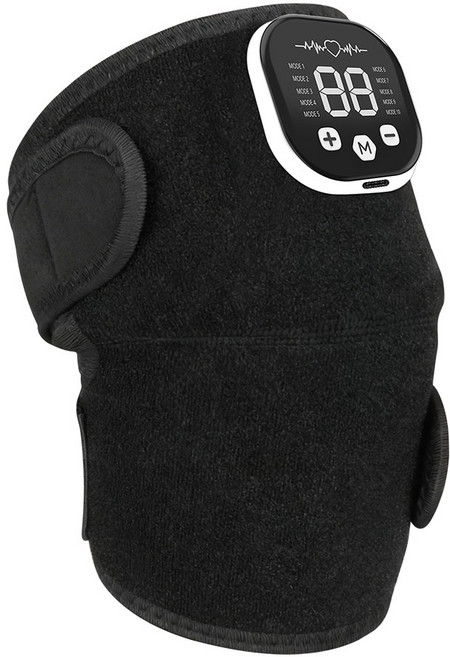 Eebaasis EMS 저주파 무릎 마사지기 10 가지 모드 29 단계, Black, H828L