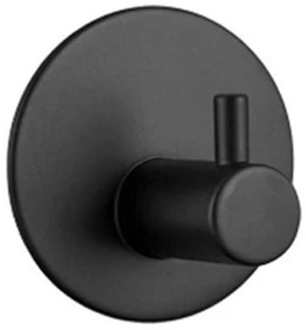 검은 가운 후크 자기 접착 벽 욕실 수건 핸드백 옷 열쇠 걸이 홈 스지, 색상: 8. style3