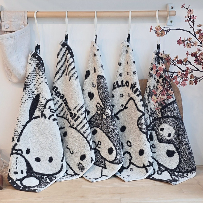 혜윰공간 산리오캐릭터즈 고리 핸드타올 5종 세트, 1개