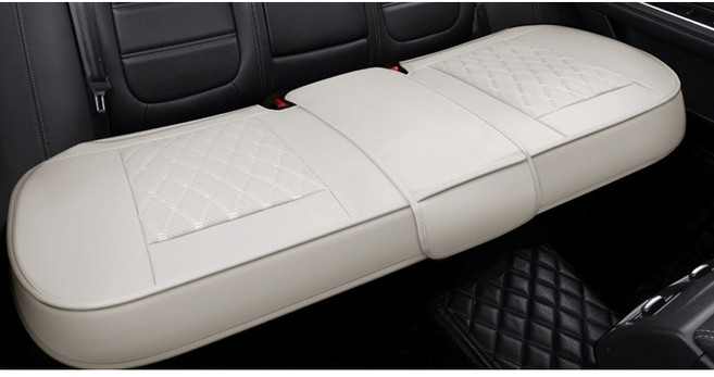 노블엔젤 레드라인 3인 차량용방석, 코튼베이지, 1개