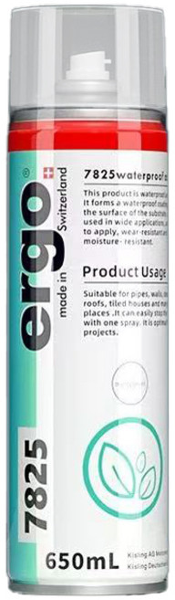 ergo 7825防水噴霧 650ml - 快速修繕、多材質適用、瑞士製造, 1個