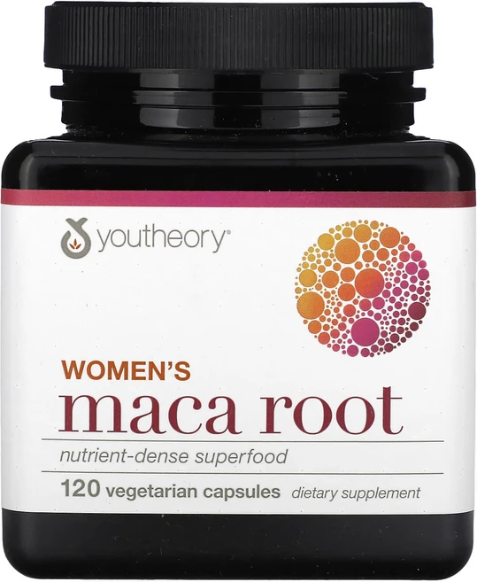 Youtheory 여성용 마카 뿌리 1000mg 베지 캡슐 120정(캡슐 1정당 500mg), Youtheory여성용마카뿌리1000mg베지캡슐120정, 1개, 120정 - 쿠팡