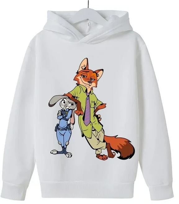 올스토어 potdemiel 패션 아동복 Zootopia Judinik 후드티 가을 겨울 소녀 및 따뜻한 스웨터, 07 140, 05 3