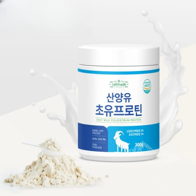 2+1 무가당 고단백 저지방 산양유 초유프로틴 300g, 3개, 15회분 - 쿠팡