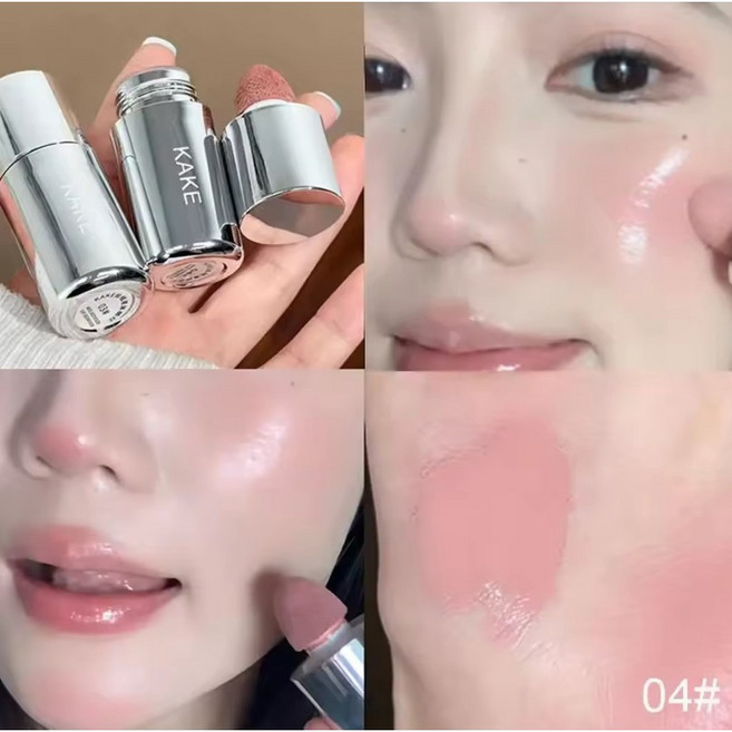 [완벽하게밀착!] aztk촉 리퀴드 블러셔 젤리 과즙팡 치크 볼터치 스틱 워터 세럼 블러쉬 오래 지속되는 리퀴드블러셔 워터프루프 리퀴드블러셔 틱톡 촉촉한 물광 볼터치, 1개, #JC04